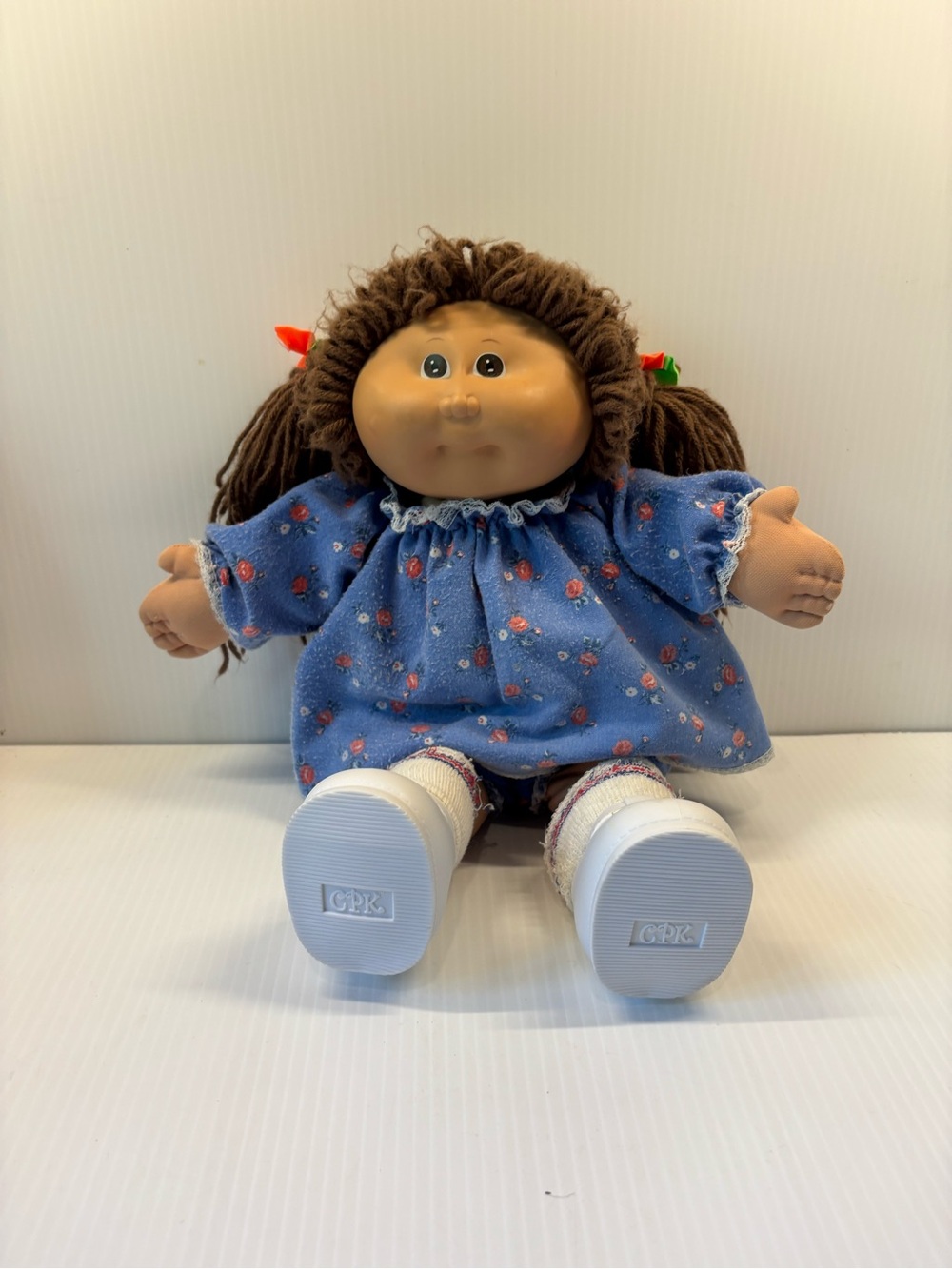 Vintage 1980βs Cabbage Patch Kids Brown-Haired Doll